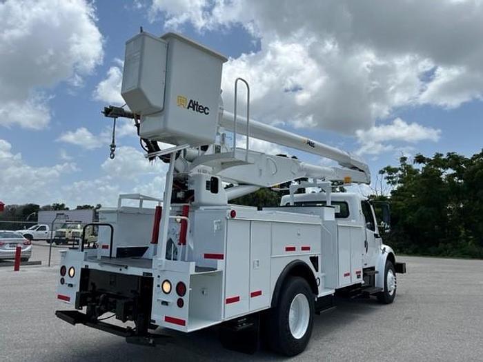 Used Altec AA755L 60ft Bucket Boom on 2007 Freightliner M2-106 Reg Cab Utility Truck - C28781