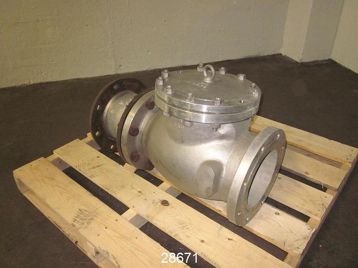 Used Fnw  8" Swing Check Valve, CF8M #28671