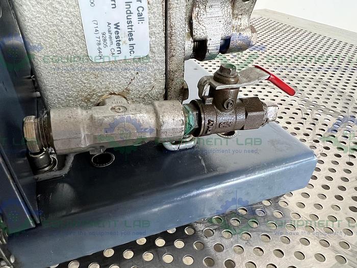 Used Welch  ChemStar 1400N Rotary Vane Oil Belt Vacuum Pump w/ Westinghouse AC Motor