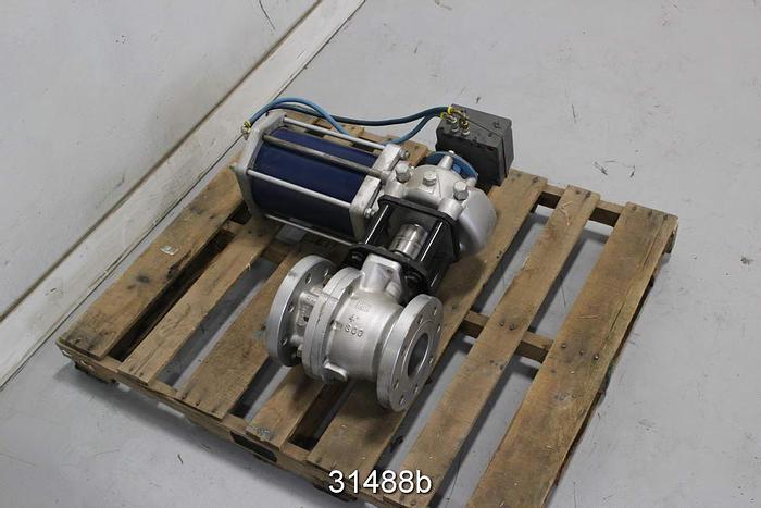 Used Neles Jamesbury MAO400DAGAS6STTBB 4" Control Ball Valve #31488