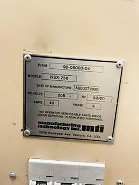 Used 2000 MTI NSX-250