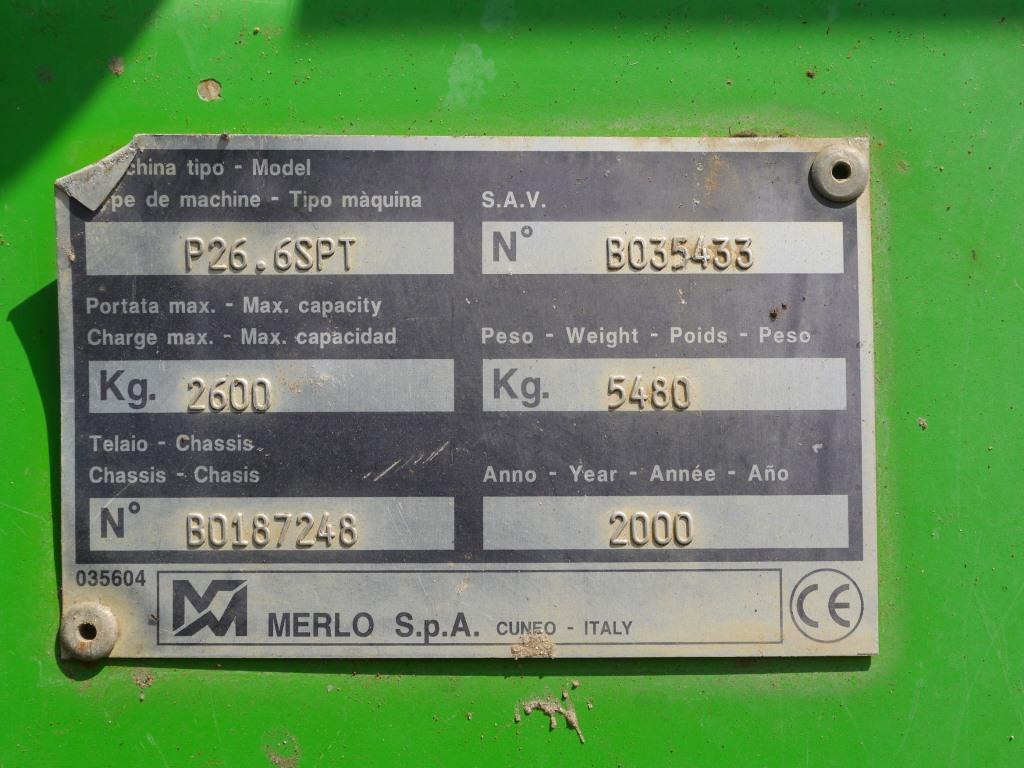 Used Merlo P26.6 SPT Telehandler