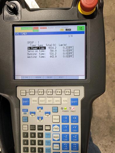 Used FANUC LR Mate 200ic/5L Industrial Robot with R-30ia Incl Cart 531 Running Hours