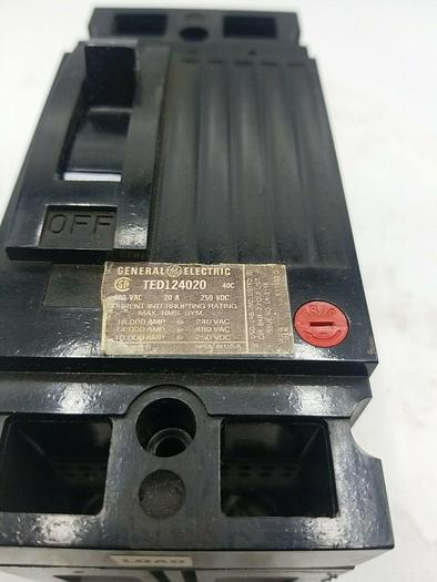 Refurbished TED124020 General Electric Circuit Breaker
