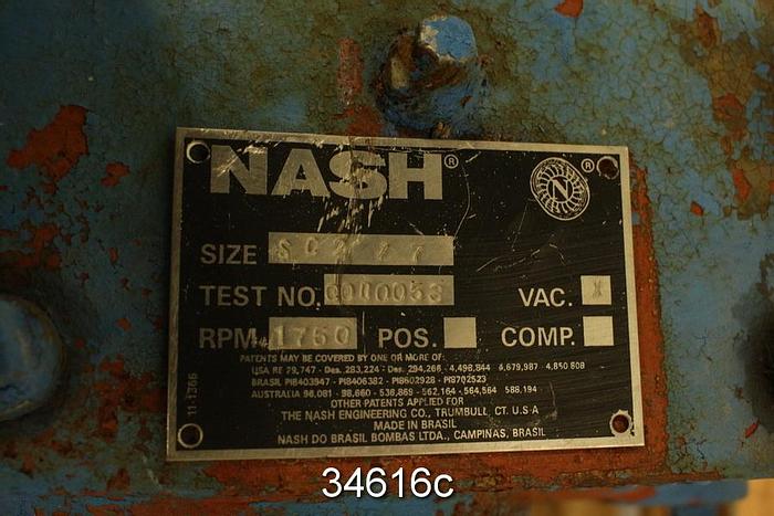 Used Nash SC2/7 Vacuum Pump #34616