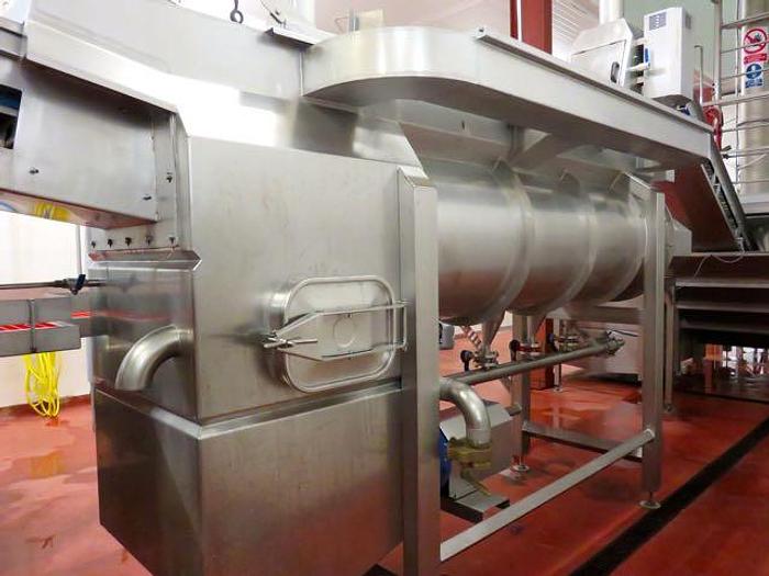 Used DUTCH TECSOURCE VEGETABLE WASHING AND STEAM BLANCHING LINE