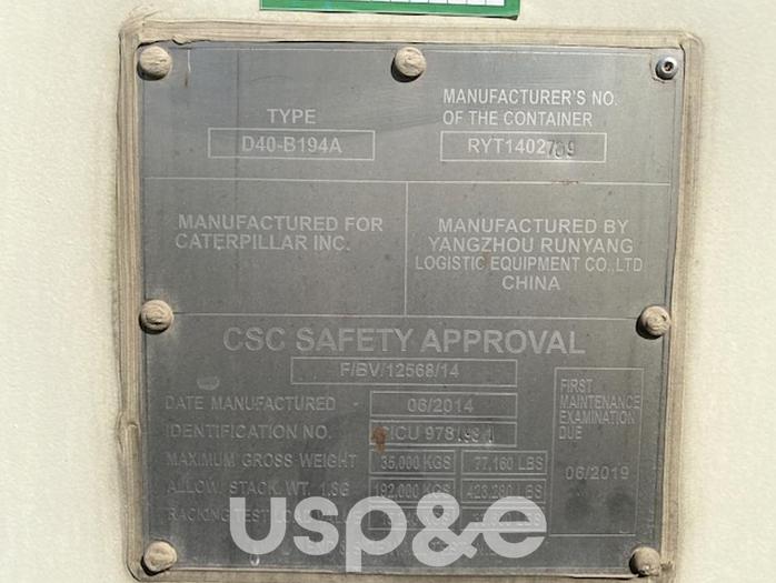 Used 1.4 MW 2012 Used Caterpillar XQ1475 Natural Gas Generator Sets