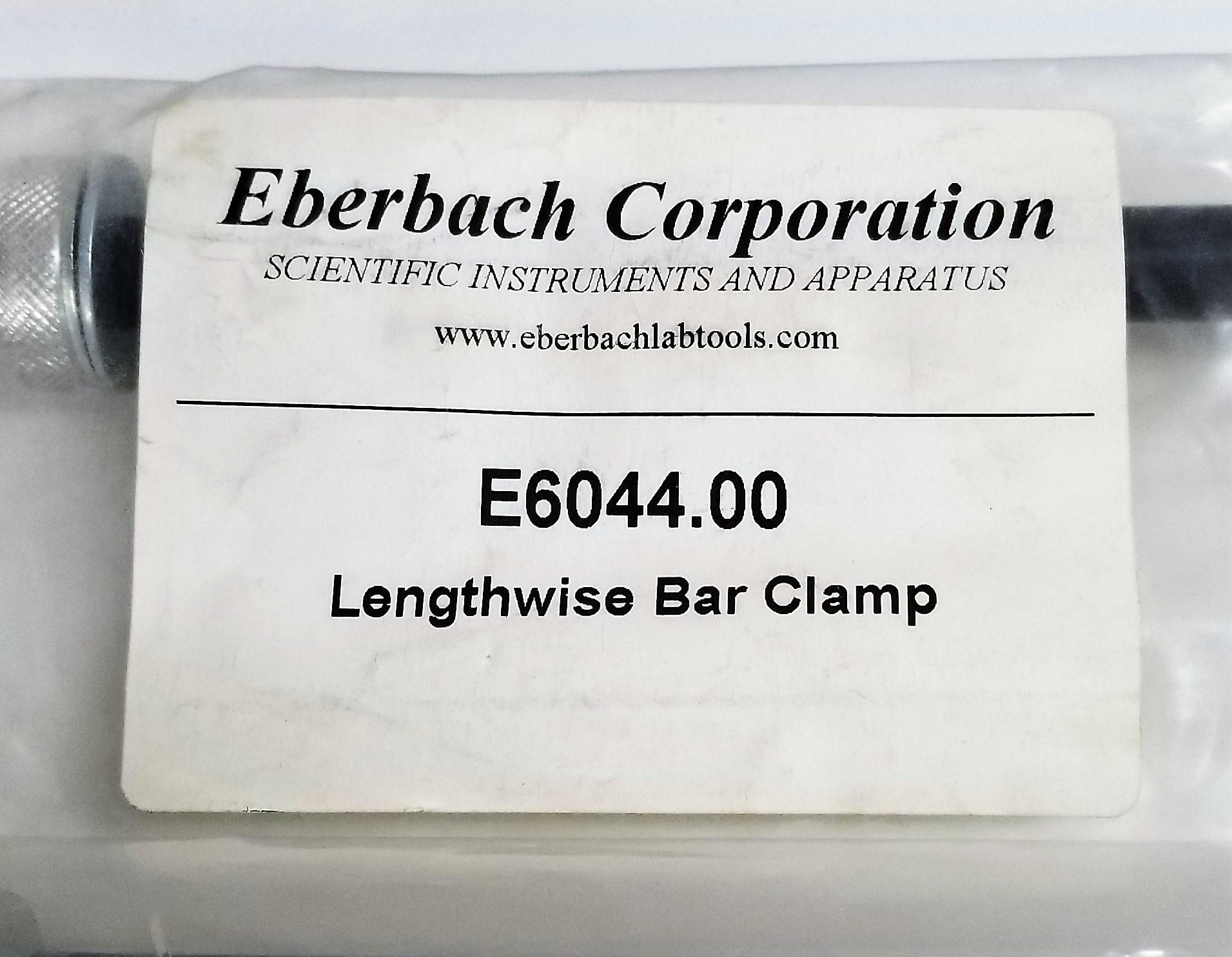 New Eberbach E6044.00 Lengthwise Bar Clamps for Shaker - 19" Long