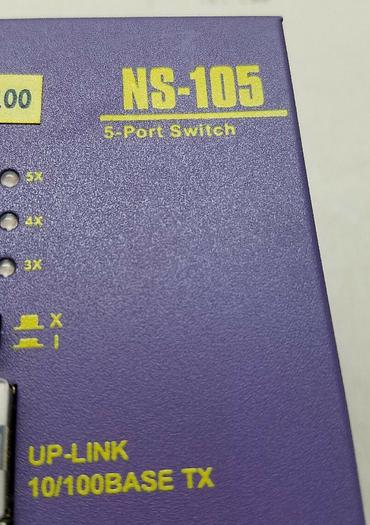 Used ICP DAS NS-105 5-PORT ETHERNET SWITCH HUB