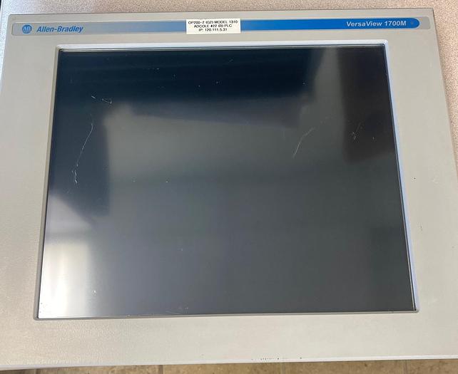 Used Allen Bradley 6186-M17ALTR Series B, REV. A,  VersaView 1700M