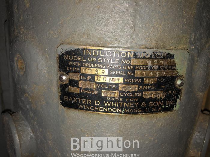 Used *****sold, not picked up yet.. Whitney 251 2-head Used Shaper #BM2048