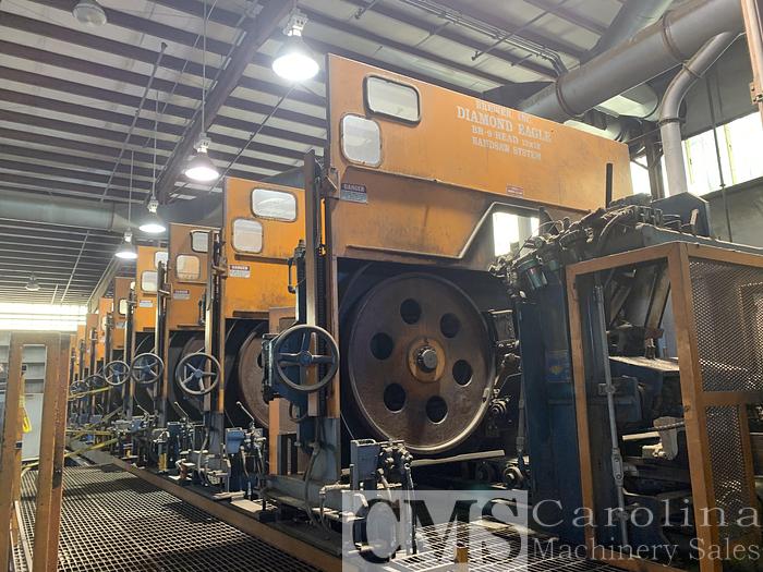 Used Brewer 9-Head Resaw Line