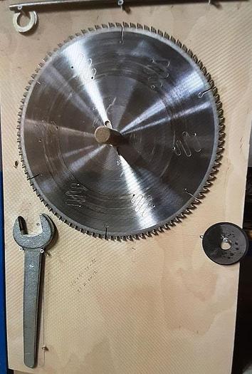 Used Panhans format table saw type 684,