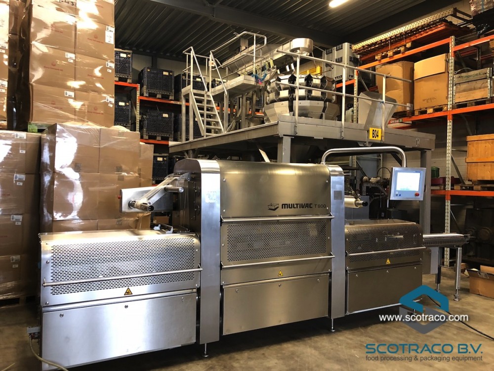 Used Multivac T800 high capacity traysealer