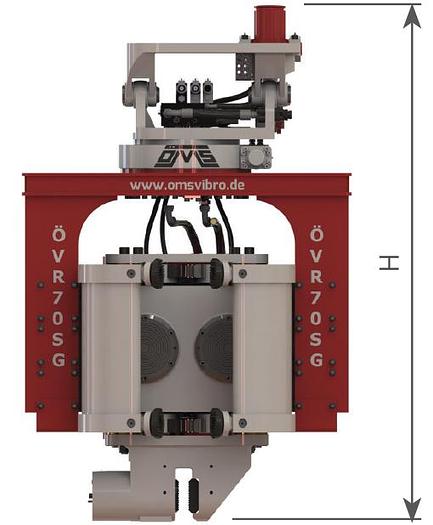 SIDE GRIP PILE DRIVER (VIBRO HAMMER)