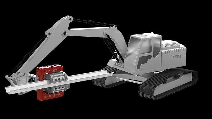 SIDE GRIP PILE DRIVER (VIBRO HAMMER)