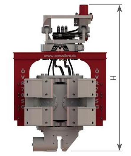 SIDE GRIP PILE DRIVER (VIBRO HAMMER)