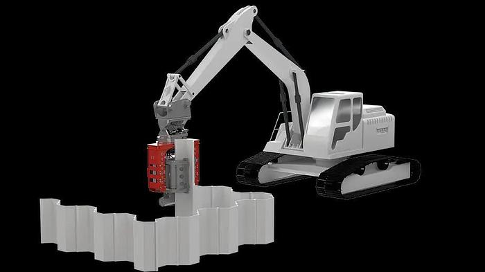 SIDE GRIP PILE DRIVER (VIBRO HAMMER)