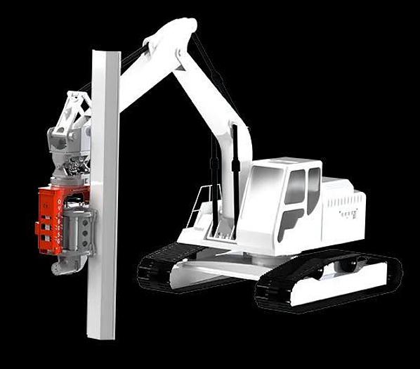 SIDE GRIP PILE DRIVER (VIBRO HAMMER)