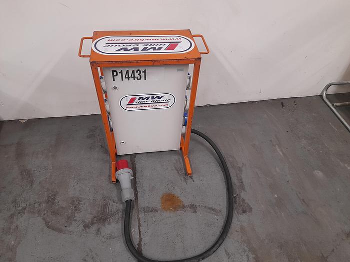 Used Site Distribution Boards 63A 3 Phase Input with Single Phase 32A and 16A Sockets
