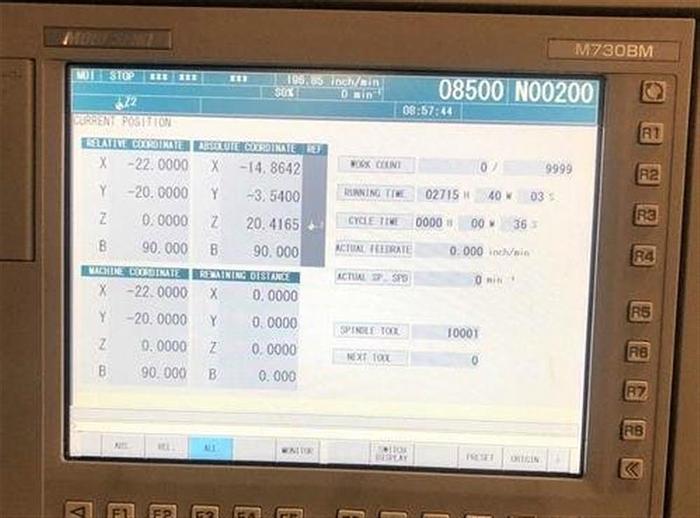 Used 2012 Mori Seiki NHX4000