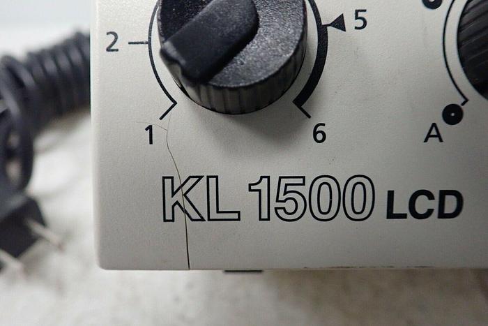 Used Leica Schott KL 1500 LCD Fiber Optics Microscope Illuminator