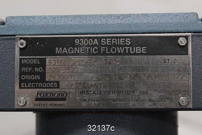 Used Foxboro 9314A-S1BB-THJ-GZ-E 9300 Series 14" Magnetic Flow Tube #32137