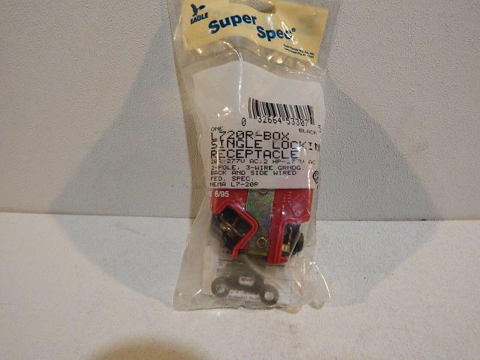 Parts only EAGLE SUPER SPEC 20 AMP 125V L720R-BOX-Single locking receptacle GH109