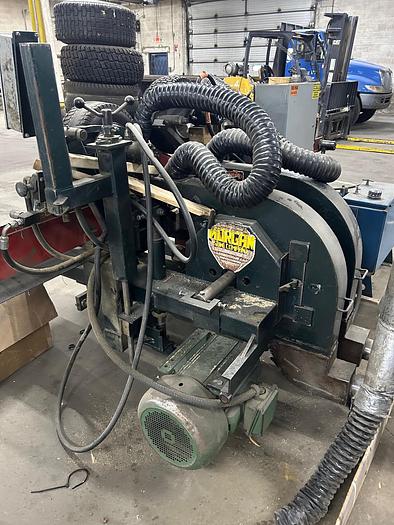 Used Morgan Multi-Head Re-Saw Pallet Making Saw