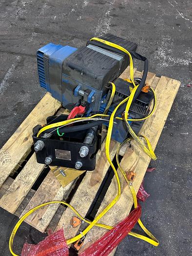 Used SPANCO 2-Ton Free Standing Jib Crane with Demag 2-Ton Hoist