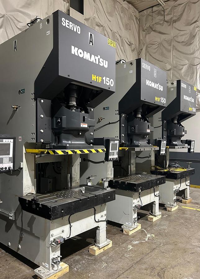 Used 165-Ton Komatsu Servo Model: H1F150-2 Gap Frame Press