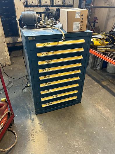Used 9-Drawer Stanley Vidmar Cabinet