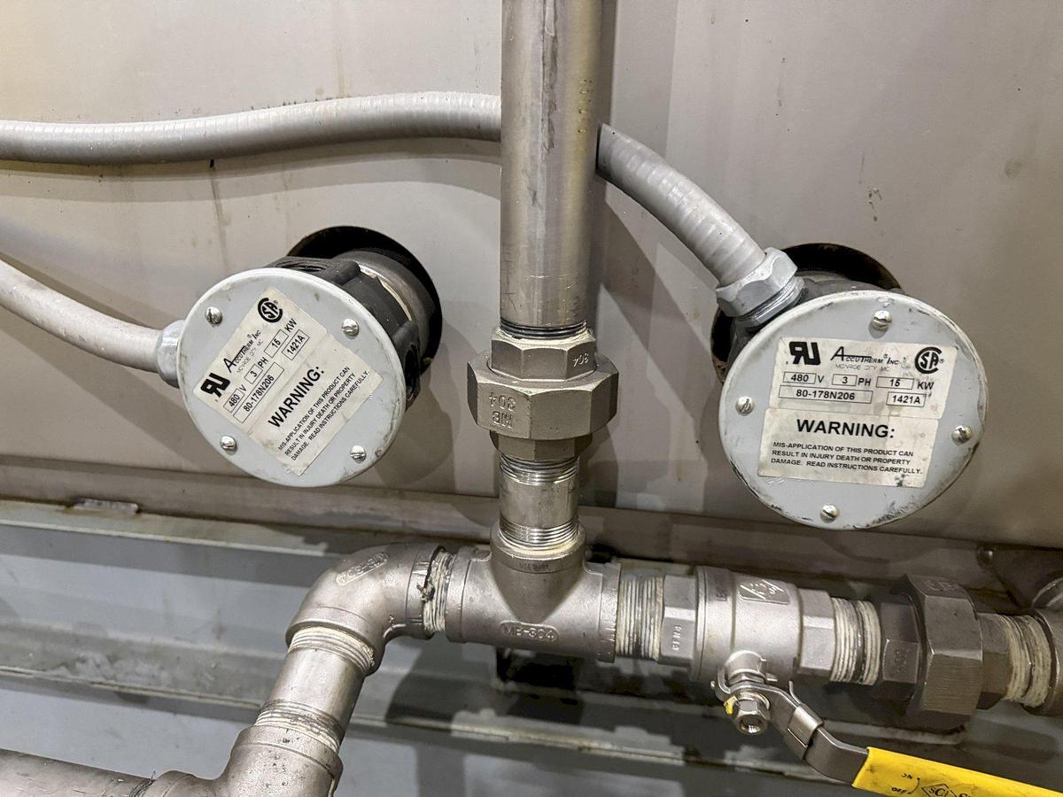 Used JENFAB STAINLESS MODEL # LJ 19" ROTARY DRUM WASH / RINSE/ DRY PARTS WASHER SYSTEM