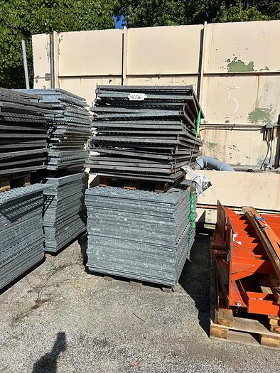 Used 60" x 36" Steel Grating (multiple pallets available)