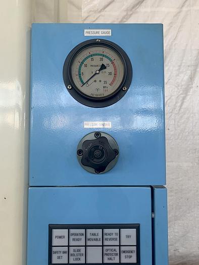 Used 100-TON SANKI HYDRAULIC REVERSING SPOTTING PRESS, MODEL: SDP-1310-100TD/F180