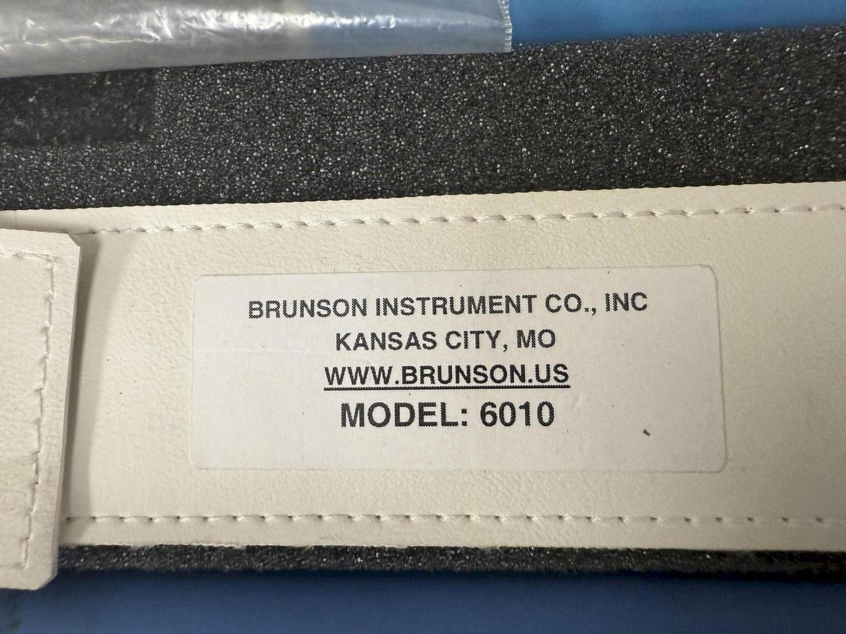 Used BRUNSON MODEL #6010 OPTICAL SCALE COMPONENTS, INCLUDING RULER & LEVEL