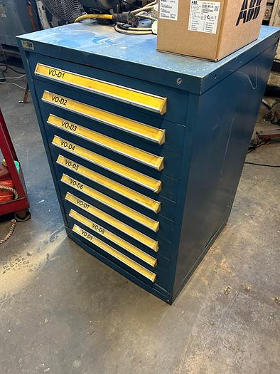 Used 9-Drawer Stanley Vidmar Cabinet