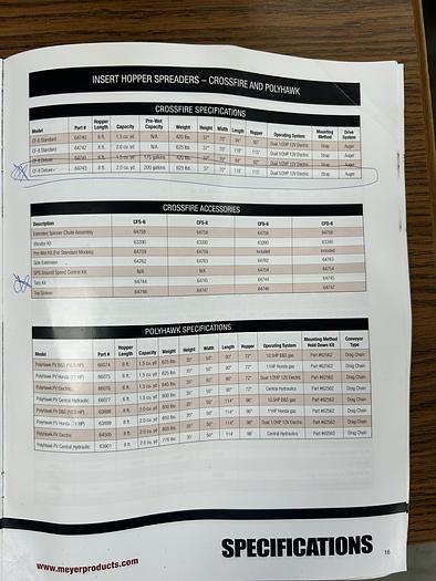 Used 2019 Meyer Products Crossfire