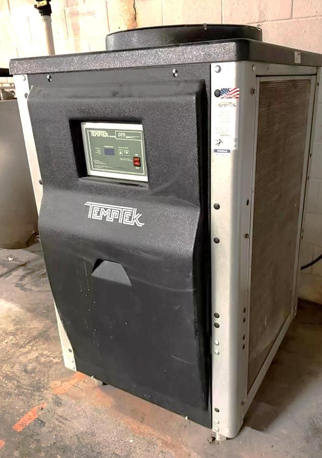 Used 5-Ton Temptek Portable Air-Cooled Chiller, Model: CFD-5AR 