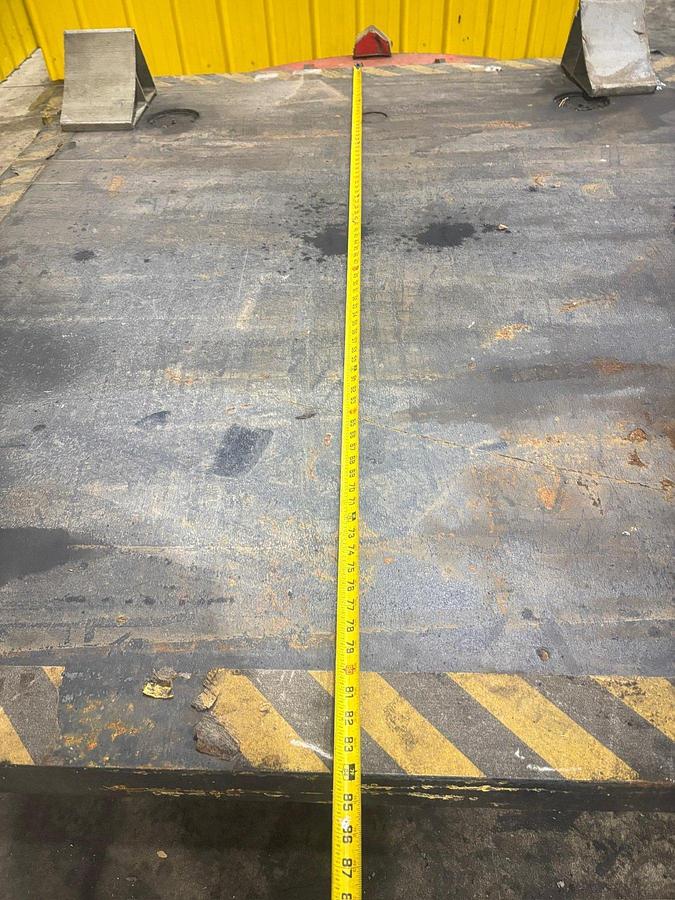Used 60,000 LBS ALLEGHENY MATERIAL HANDLING INC MODEL #T600-USTA-8X TUGGER TRAILER DIE CART