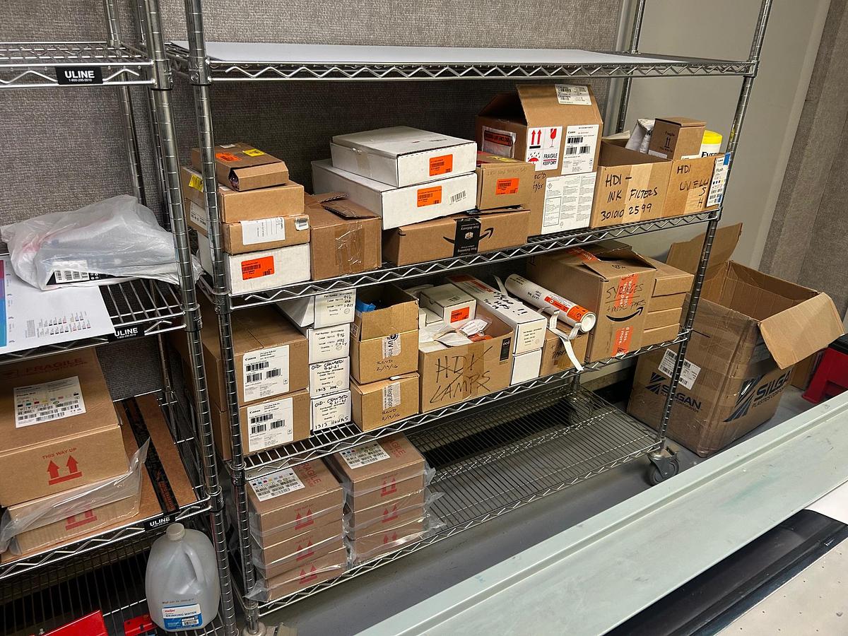 Used Oce Arizona 550 XT + WIO Wide Format UV Flatbed Printer with Roller Attachement (2011)