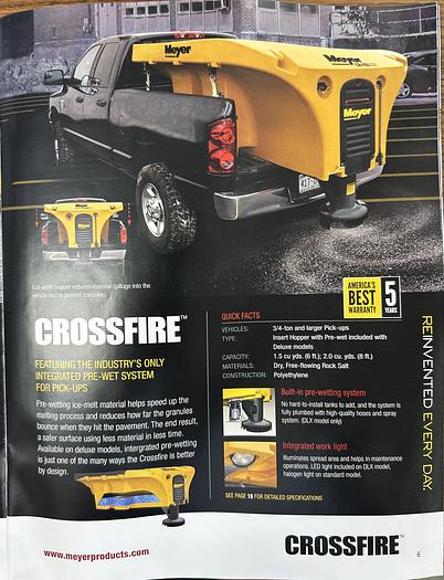 Used 2019 Meyer Products Crossfire
