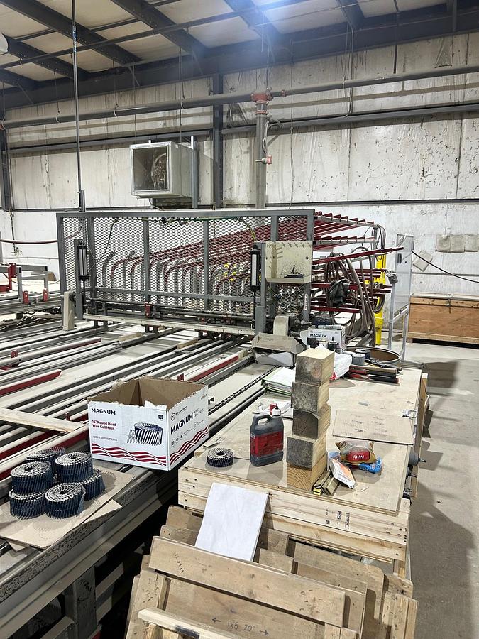 Used Woodpecker Pallet Nailing Machine