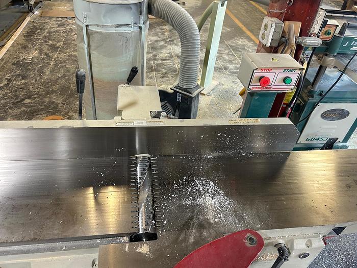 Used Grizzly G0609X - 12" x 84" Jointer w/ Spiral Cutterhead