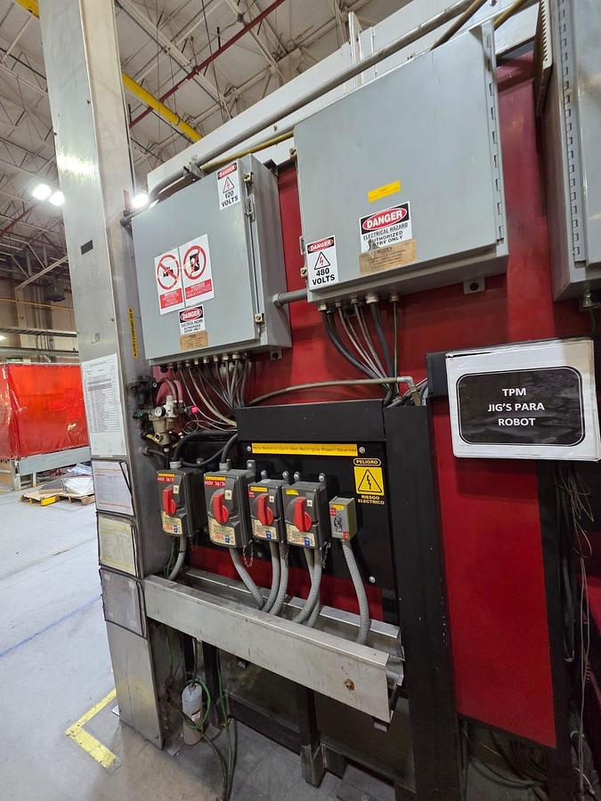 Used Fanuc Welding Cell with Trunnion Table