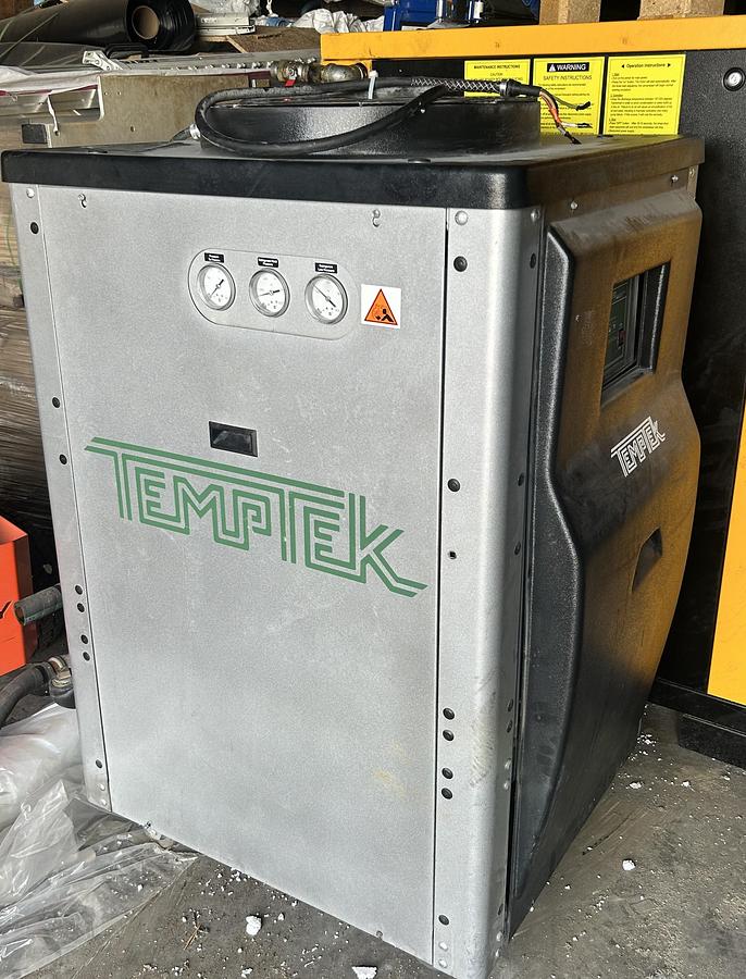 Used 5-Ton Temptek Portable Air-Cooled Chiller, Model: CFD-5AR