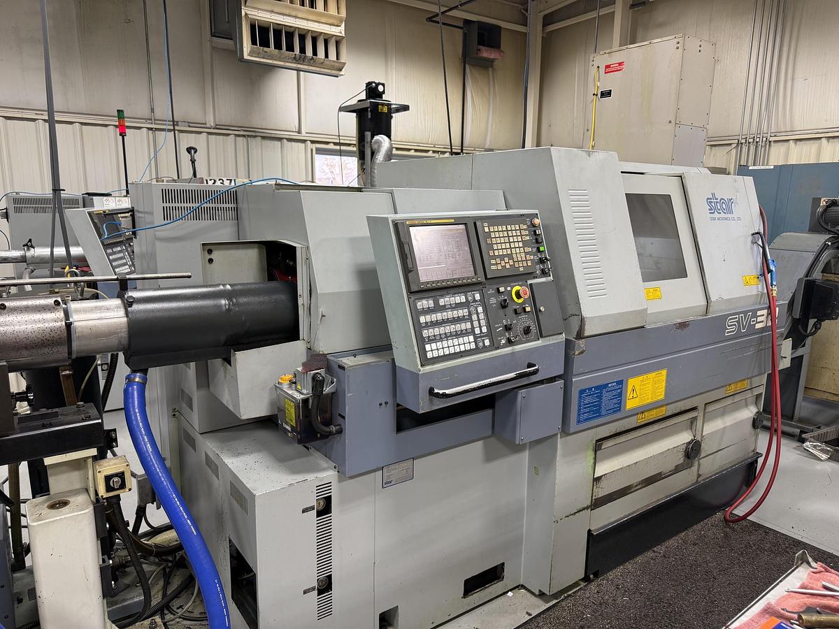 Used Star SV-32 CNC Swiss-Type CNC Automatic Lathe