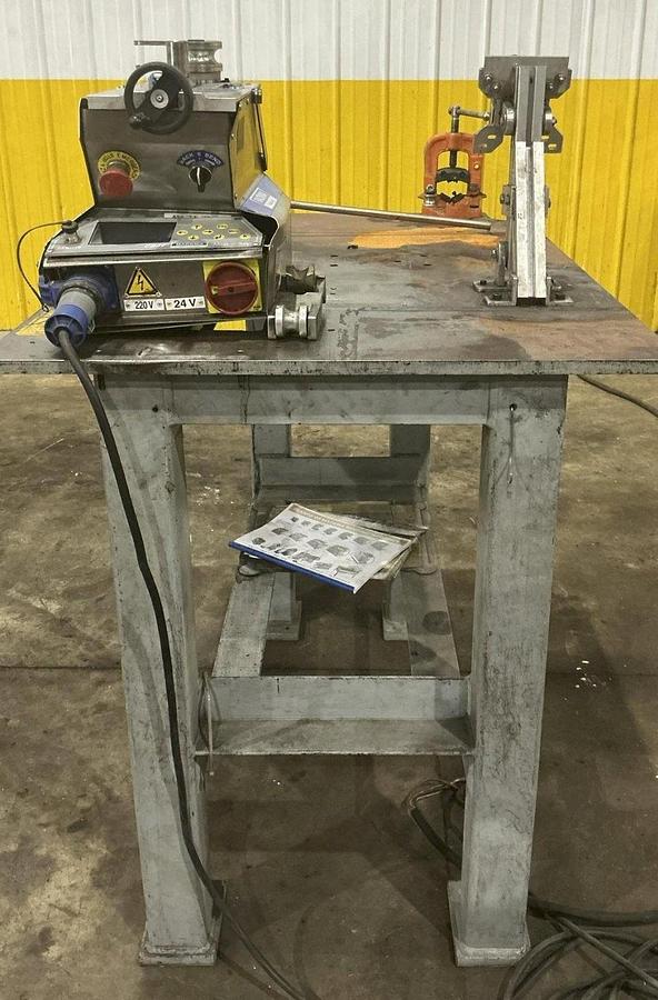 Used Mackma Portable Pipe Bender, Model BM 34