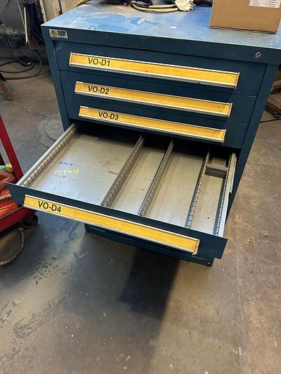Used 9-Drawer Stanley Vidmar Cabinet