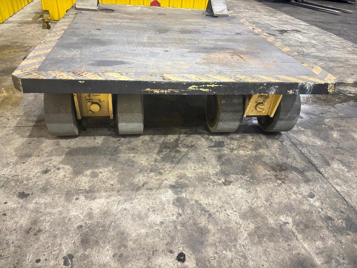 Used 60,000 LBS ALLEGHENY MATERIAL HANDLING INC MODEL #T600-USTA-8X TUGGER TRAILER DIE CART